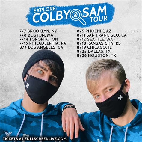 All In One Tour Sam And Colby Tickets - Tour Look