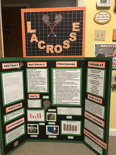 A lacrosse science fair project. Does the weight of the shaft affect t ...