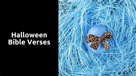 Halloween Bible Verses | Ministry Answers