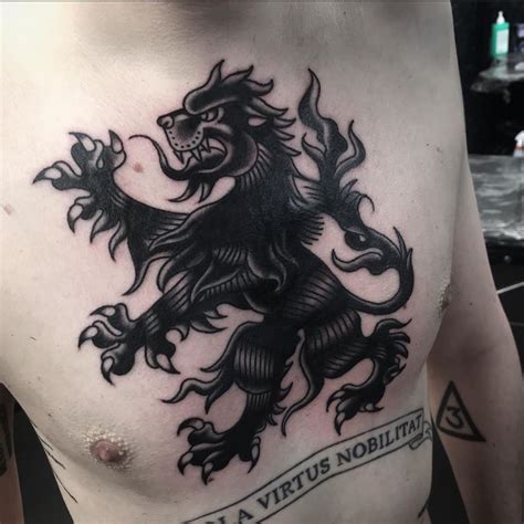 Share more than 64 rampant lion tattoo best - in.cdgdbentre