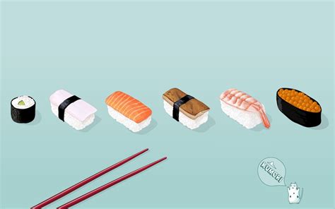 Cute Sushi Wallpaper