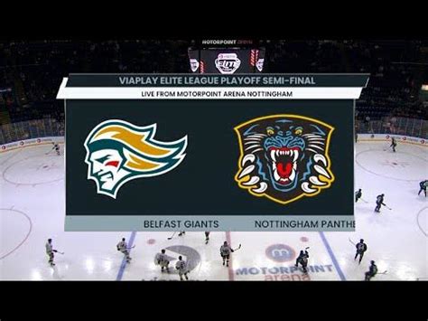 Highlights: Belfast Giants 6-3 Nottingham Panthers (160423) - Viaplay ...