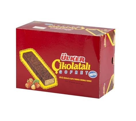 Ulker Chocolate Wafers 36 pieces / Ülker Çikolatalı Gofret 36 adet ...