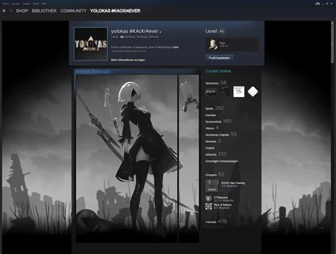 [Animated] 2B, Nier Automata SteamProfile by yolokas on DeviantArt