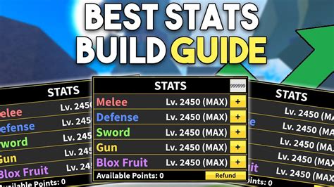 The BEST STATS BUILD Guide In Blox Fruits! - Update 19 - YouTube