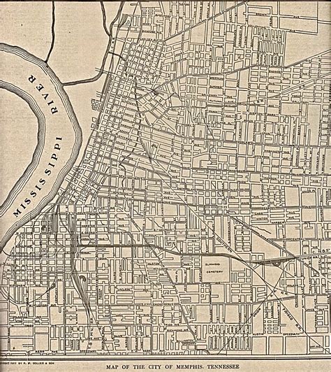 Antique map of Memphis from 1911 - memphis tn • mappery