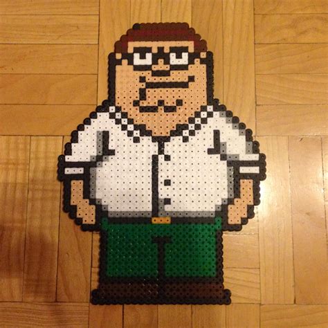 Peter griffin, Family Guy. Hama beads | Perler beads designs, Perler ...