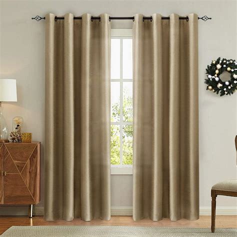 Living Room Light Brown Curtains - Homedecorations