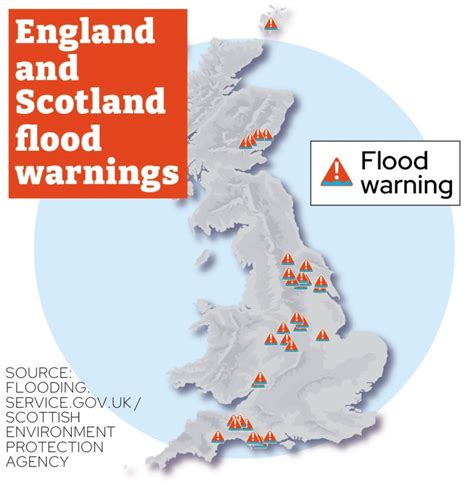 UK flooding map: The areas most at risk of floods this weekend