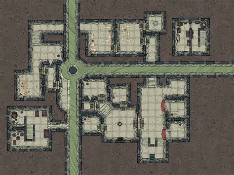 Xanathar hideout maps from Waterdeep: Dragon Heist. : r/battlemaps