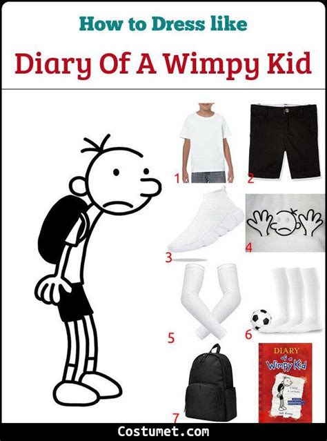 Greg Heffley (Diary of a Wimpy Kid) Costume for Cosplay & Halloween ...