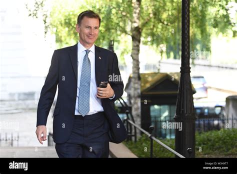 Foreign Secretary Jeremy Hunt arrives for a cabinet meeting at 10 ...