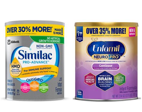 Similac Pro Advance vs Enfamil Gentlease – Nylcare.com