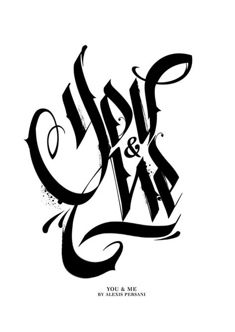 Black and white calligraphy /// | Graffiti lettering, Lettering, Tattoo ...