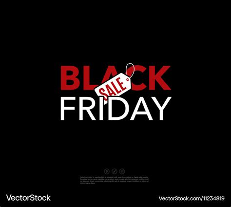 Black friday sale design template creative banner Vector Image