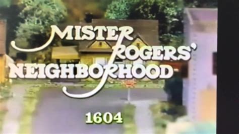 Mister Rogers Neighborhood Ending Credits Episode 1604 on Vimeo