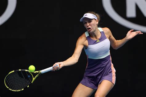 Caroline Wozniacki hits practice courts ahead of return to action after ...