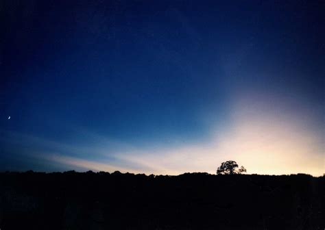 Blue Dusk Sky