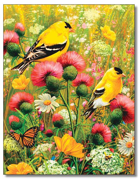 Goldfinch, 350-Piece Jigsaw Puzzle for Seniors