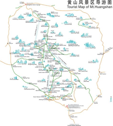 Maps of Huangshan | China Mike - China Mike