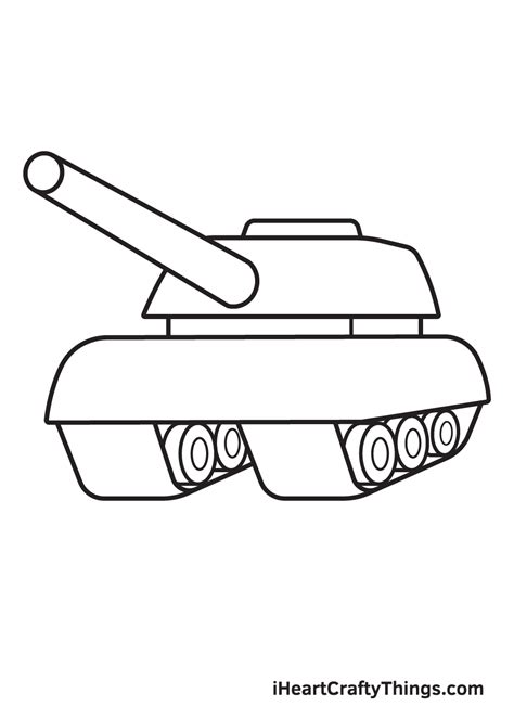 Tank Drawing - How To Draw A Tank Step By Step