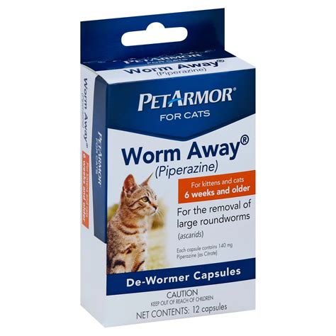 PetArmor Worm Away De-Wormer Capsules for Cats - Shop Cats at H-E-B