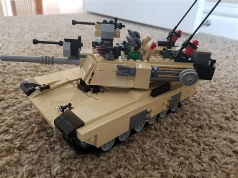 lego M1 abrams #lego #tank #moc : lego