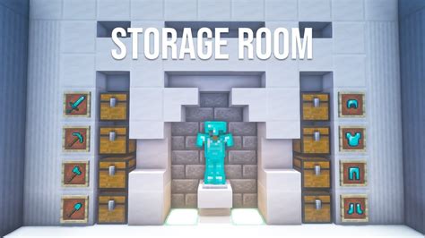 Small Storage Room Ideas Minecraft - Minecraft Storage Designs ...