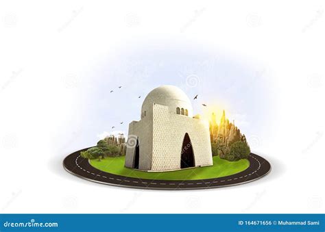 Mazar e Quaid stock illustration. Illustration of country - 164671656