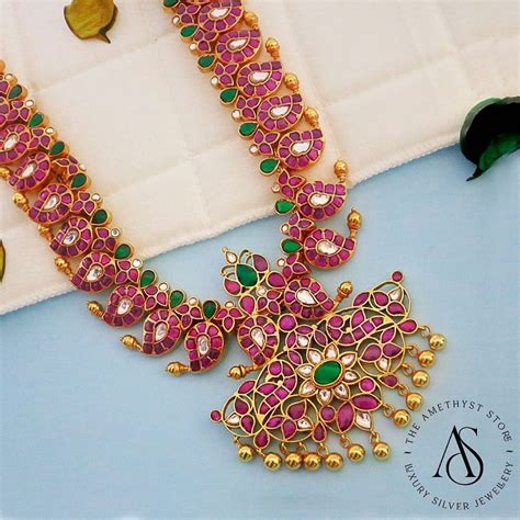 Adorable Gold Plated Pure Silver Kundan Jewellery Collections! • South ...