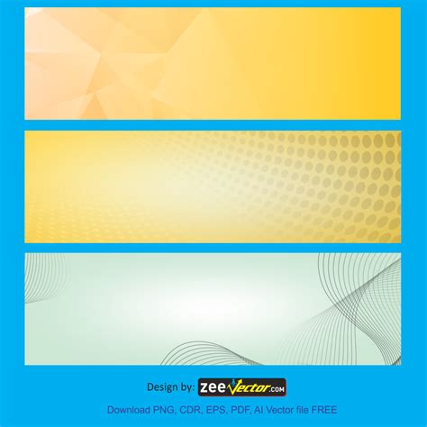 Banner Background Vector - Vector Design - Cdr, Ai, EPS, PNG, SVG