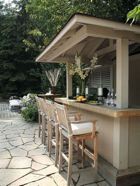 50 Outdoor Mini Bar Ideas In Your Backyard - Homiku.com | Outdoor patio ...