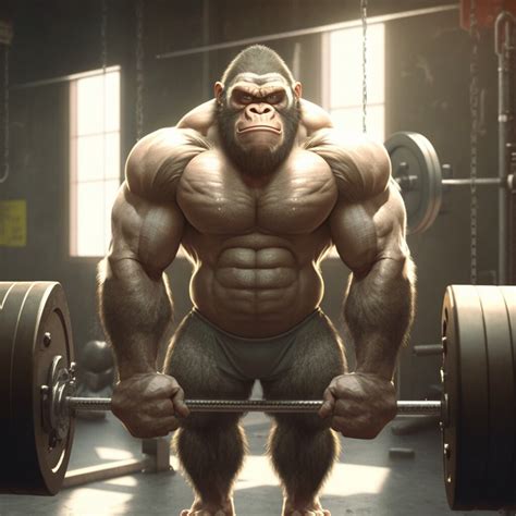 ArtStation - Monkey in GYM