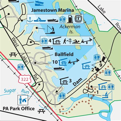 Pymatuning State Park Map by Avenza Systems Inc. | Avenza Maps