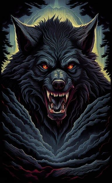 Premium Photo | Werewolf art