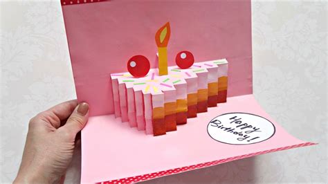 DIY Pop Up Card Birthday Cake | Pop-Up Card Tutorial | Maison Zizou ...