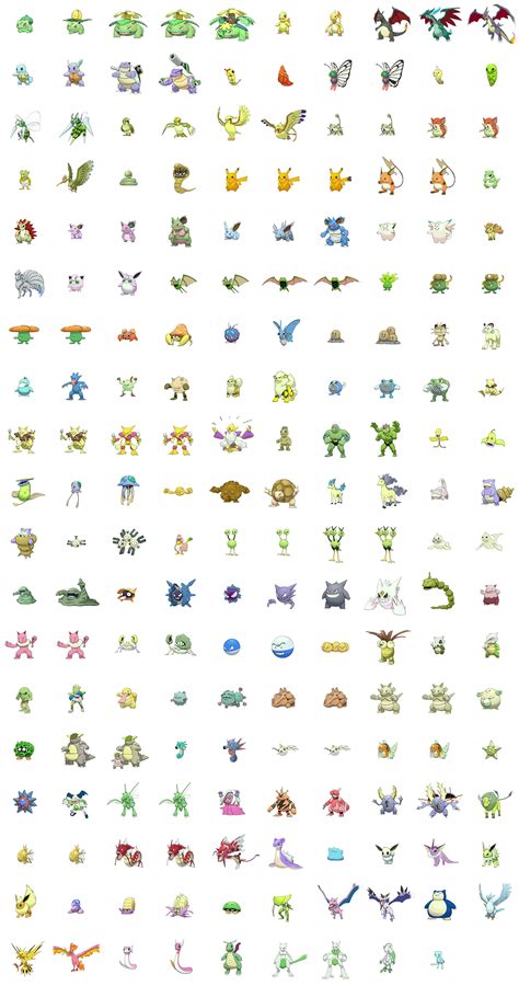 Full Sheet View - Pokemon Omega Ruby / Alpha Sapphire - 1st Generation ...