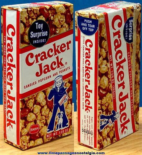 Unopened ©1968 Cracker Jack Pop Corn Confection Box - TPNC | Cracker ...