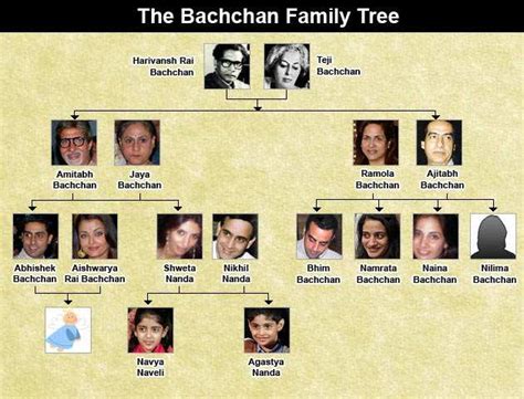 Amitabh Bachchan Family Tree