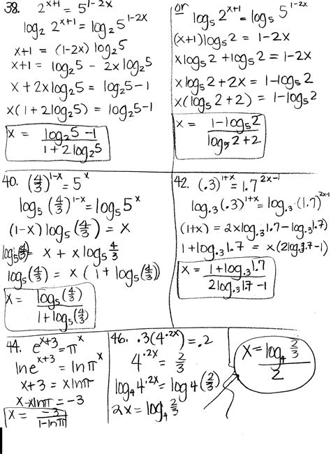 35 Solving Exponential Equations With Logarithms Worksheet - support ...