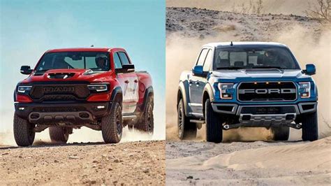 2021 Ram TRX Vs Ford Raptor: Which Truck Is Toughest?