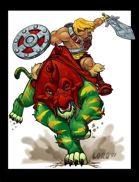 He-Man and Battlecat by lordmesa on DeviantArt