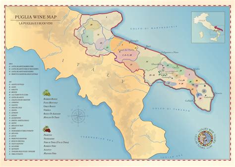 Puglia Wine Region Map » Cellar Tours