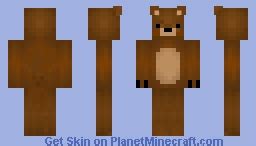 Brown Bear Minecraft Skin