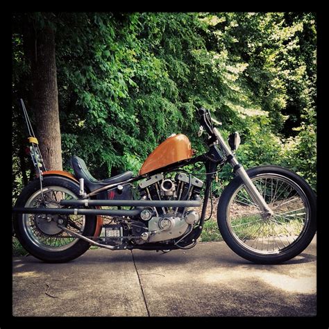 Ironhead Old School Chopper Custom Sportster Bobber Bobber Bikes ...