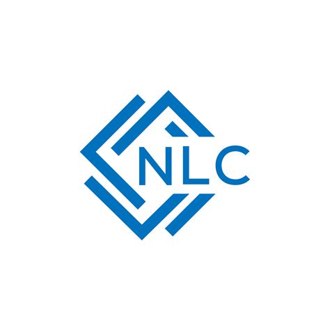 nlc letra logo diseño en blanco antecedentes. nlc creativo circulo ...