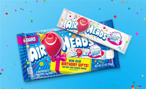 Airheads Candy Adds New Birthday Cake Flavor Because...You Guessed It