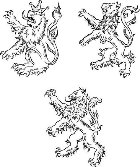 Royalty Free Lion Crest Clip Art, Vector Images & Illustrations - iStock