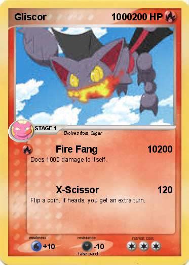 Pokémon Gliscor 1000 1000 - Fire Fang 10 - My Pokemon Card