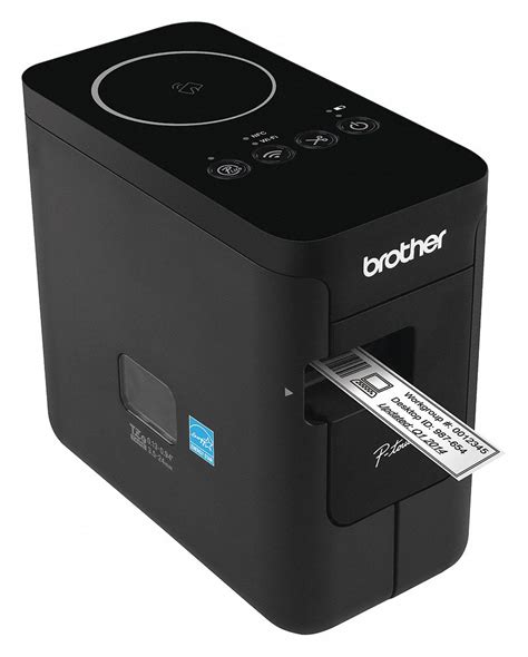 BROTHER Label Printer, Desktop Barcode Printer Type, 0.71 in Max. Print ...